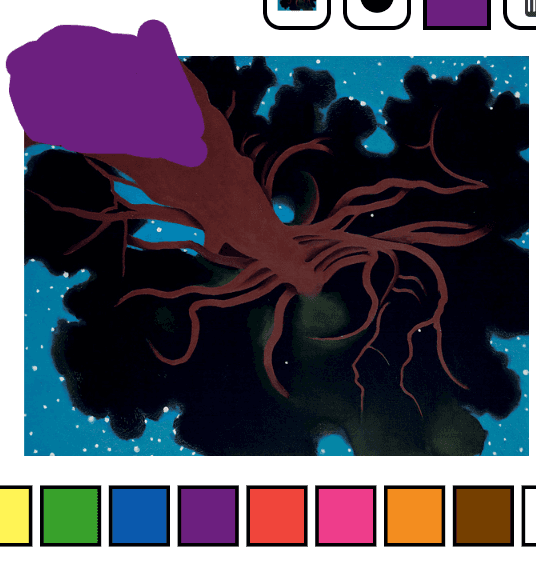 O’Keeffe-Inspired Art Fun