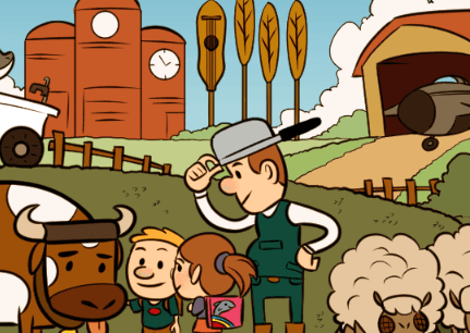 Concealed Farmyard Scene