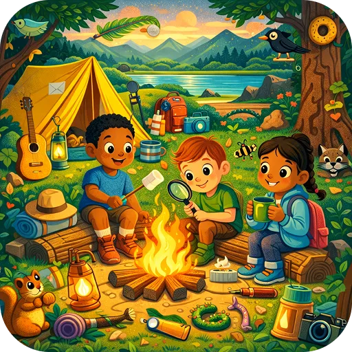 Hidden Picture Camping