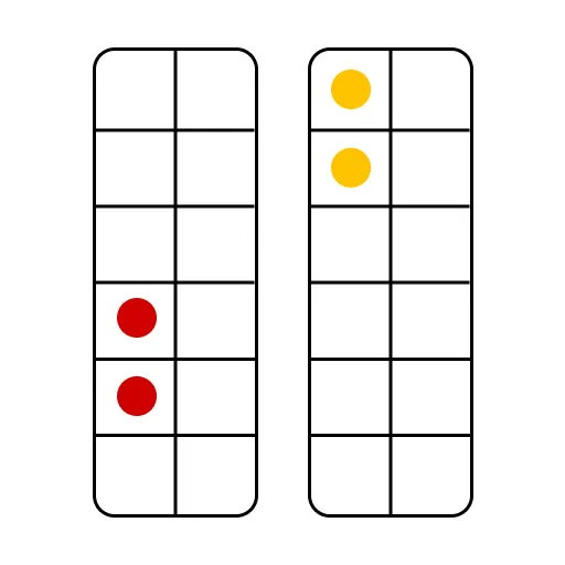 Two Color Counter Double Vertical Ten Frame