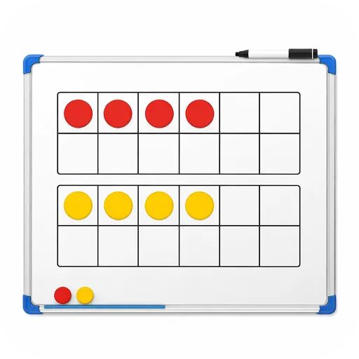 Two Color Counter Whiteboard